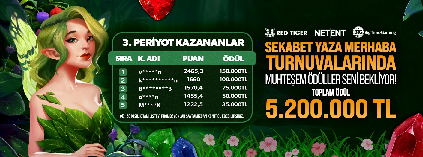 Yaza merhaba kazananlar